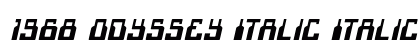 1968 Odyssey Italic Italic preview