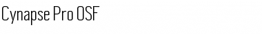 Cynapse Pro OSF Regular Font Cynapse Pro OSF Regular Font