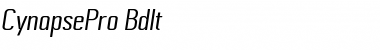 Cynapse Pro Bold Italic Font