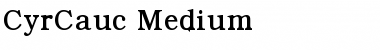 CyrCauc Medium Font