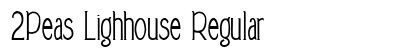 2Peas Lighhouse Regular preview