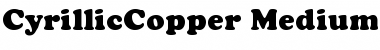 CyrillicCopper Font