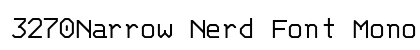 3270Narrow Nerd Font Mono Medium preview