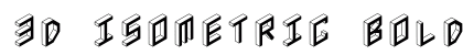 3D Isometric Bold preview
