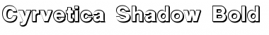 Cyrvetica Shadow Font