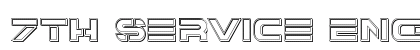 7th Service Engraved Regular preview