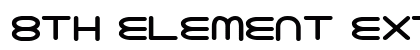 8th Element ExtraBold ExtraBold preview