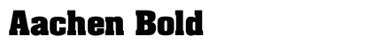 Aachen Bold preview