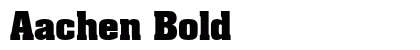 Aachen Bold preview