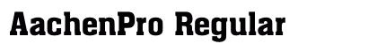AachenPro Regular preview