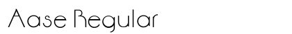 Aase Regular Preview