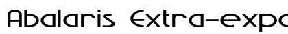 Abalaris Extra-expanded Regular Preview
