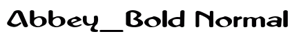 Abbey_Bold Normal preview