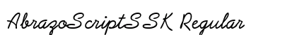AbrazoScriptSSK Regular Preview