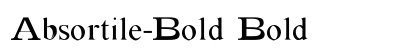 Absortile-Bold Bold preview