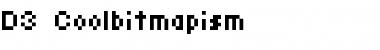D3 Coolbitmapism Regular Font