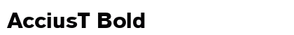 AcciusT Bold preview