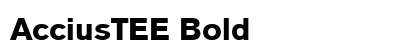 AcciusTEE Bold preview