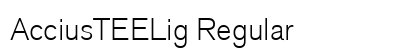 AcciusTEELig Regular preview