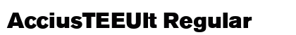 AcciusTEEUlt Regular preview