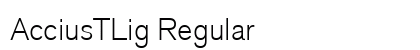 AcciusTLig Regular preview