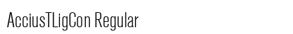 AcciusTLigCon Regular preview