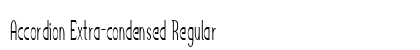 Accordion Extra-condensed Regular Preview