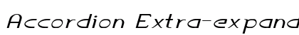 Accordion Extra-expanded Italic preview