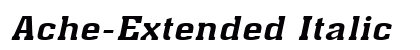 Ache-Extended Italic Preview