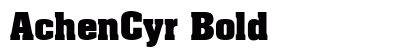 AchenCyr Bold preview