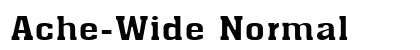 Ache-Wide Normal Preview