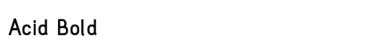 Acid Bold preview