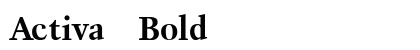 Activa Bold preview