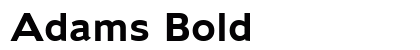 Adams Bold Preview