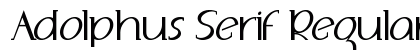 Adolphus Serif Regular preview