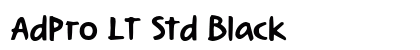AdPro LT Std Black preview