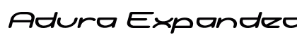 Adura Expanded Italic Preview