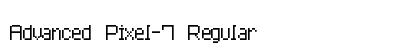 Advanced Pixel-7 Regular preview