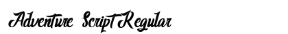 Adventure Script Regular preview