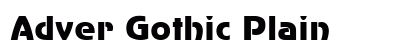 Adver Gothic Plain preview