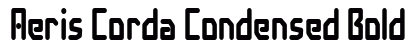 Aeris Corda Condensed Bold Preview