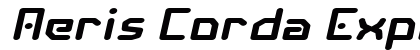Aeris Corda Expanded Italic Preview
