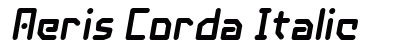 Aeris Corda Italic Preview