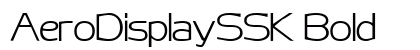 AeroDisplaySSK Bold preview