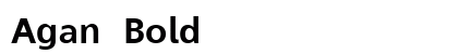Agan&#65535; Bold Preview