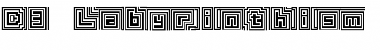 D3 Labyrinthism Font