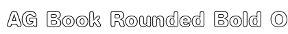 AG Book Rounded Bold Outline Preview
