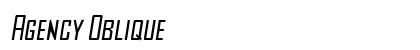 Agency Oblique preview