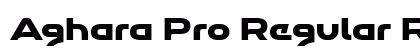 Aghara Pro Regular Regular preview