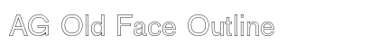 AG Old Face Outline preview